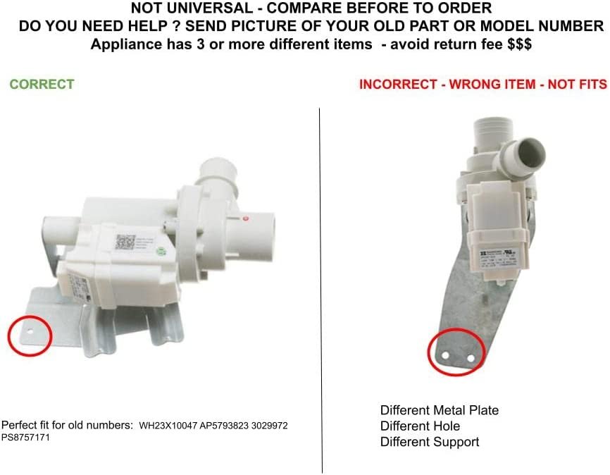 GLOB PRO SOLUTIONS DP040-068 237D1113G001 CKD4017 Drain Pump Assembly