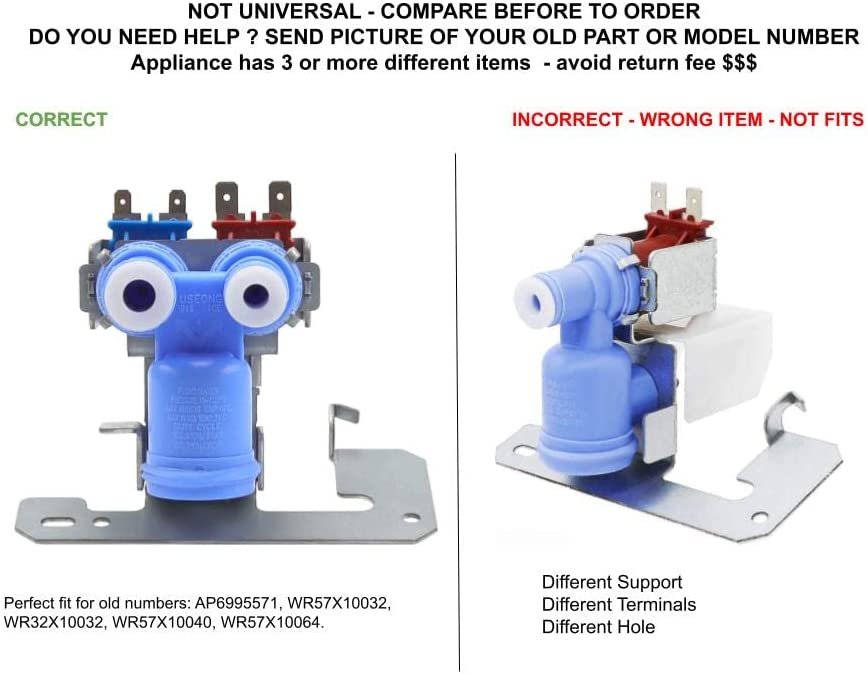 GLOB PRO SOLUTIONS WR57X33326 CKD4873 Water Inlet Valve