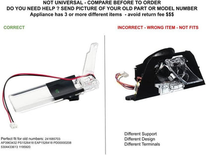 GLOB PRO SOLUTIONS AP3963432 PS1526418 EAP1526418 PD00000208 CKD5355 Black LED Water Actuator