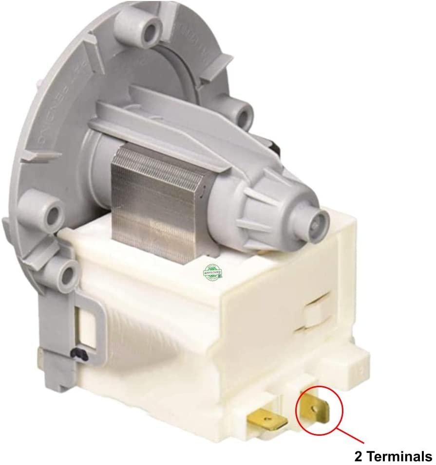 GLOB PRO SOLUTIONS AP5620091 PS3652448 EAP3652448 PD00001786 CKD1920 Washer Circulation Pump Motor 3" ¼ Length Approx. Replacement for and compatible with Kenmore LG Heavy DUTY