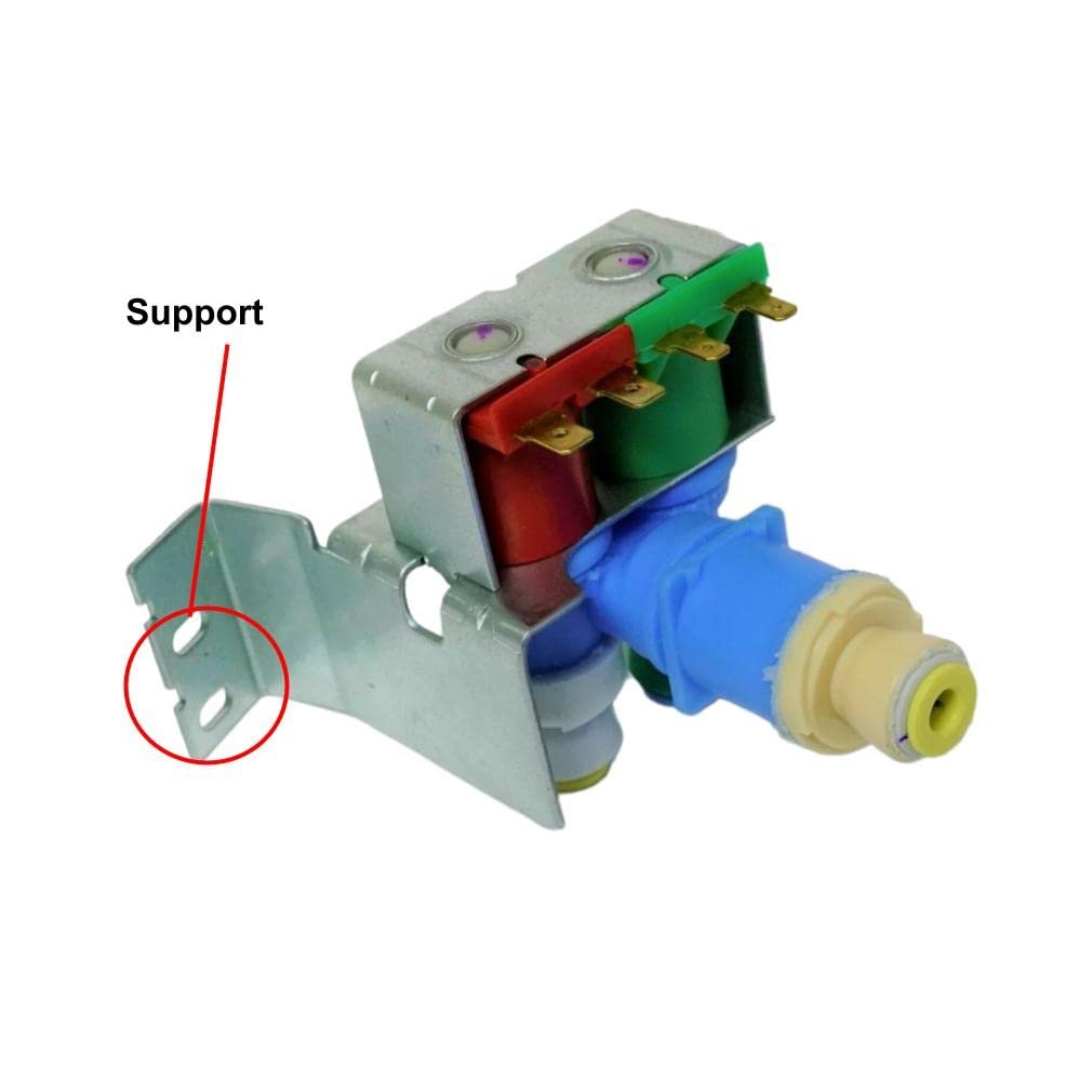 GLOB PRO SOLUTIONS PS3497634 EAP3497634 AP5263471 PD00002943 CKD2518 Refrigerator Water Inlet Valve 4" Length Approx Replacement for and Compatible with Whirlpool Roper KitchenAid Kenmore Heavy Duty