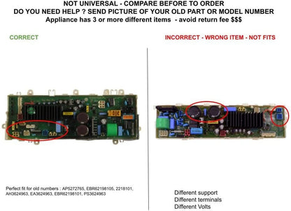 GLOB PRO SOLUTIONS AP5272765 PS3624963 EAP3624963 PD00035320 CKD3167 Main Control Board