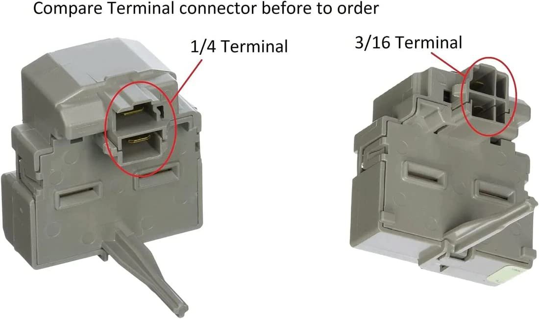 GLOB PRO SOLUTIONS 513605014 Embraco TSD2 Refrigerator Compressor Start Relay & Capacitor CK513605014 1/4 Terminal Compatible with Heavy Duty