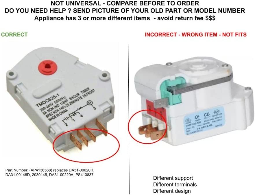 GLOB PRO SOLUTIONS APU70342 CKD5599 Defrost Timer