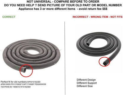 GLOB PRO SOLUTIONS 7201P046-60 1469016 W10162384 CKD5488 Oven Door Gasket
