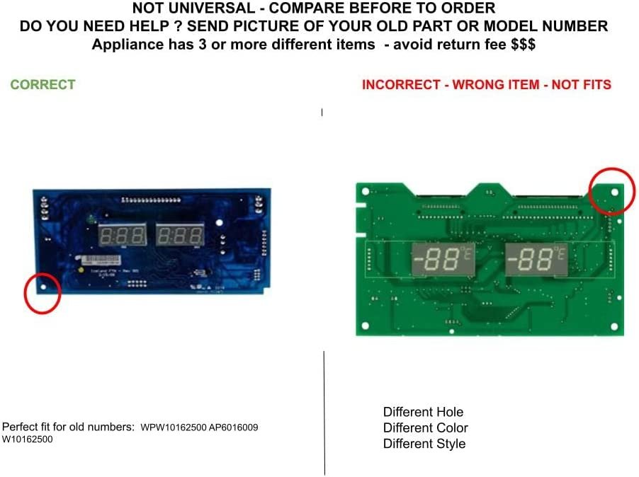 GLOB PRO SOLUTIONS W10162500 CKD4034 Electronic Control Board
