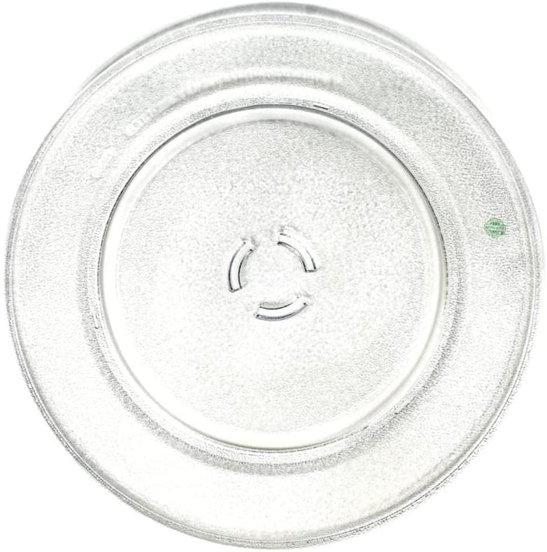 GlobPro AP5985081 PS11723131 EAP11723131 PD00023817 Microwave Glass Cooking Tray 14" ½ Length Approx. Replacement for and Compatible with KitchenAid Maytag Jenn-Air Whirlpool Heavy Duty