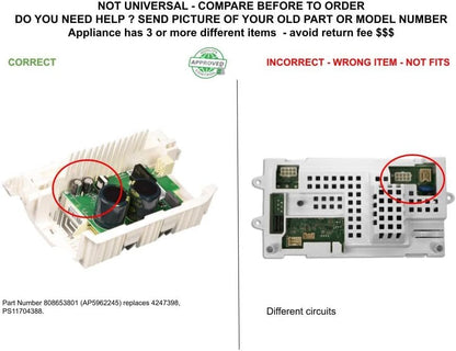 GLOB PRO SOLUTIONS AP5962245 PS11704388 CKD3880 Control Board