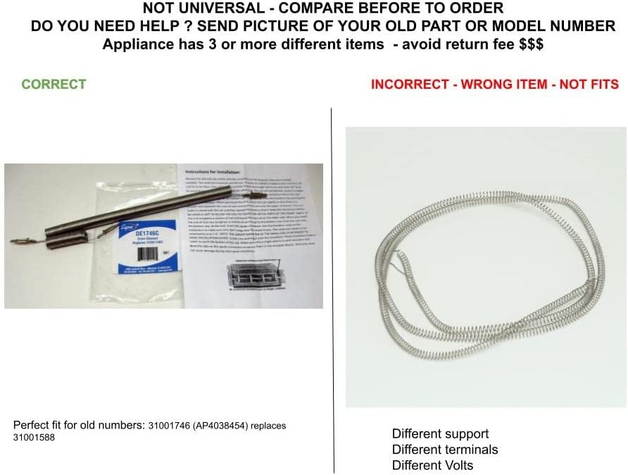 GLOB PRO SOLUTIONS 31001746 CKD4972 Heating Element