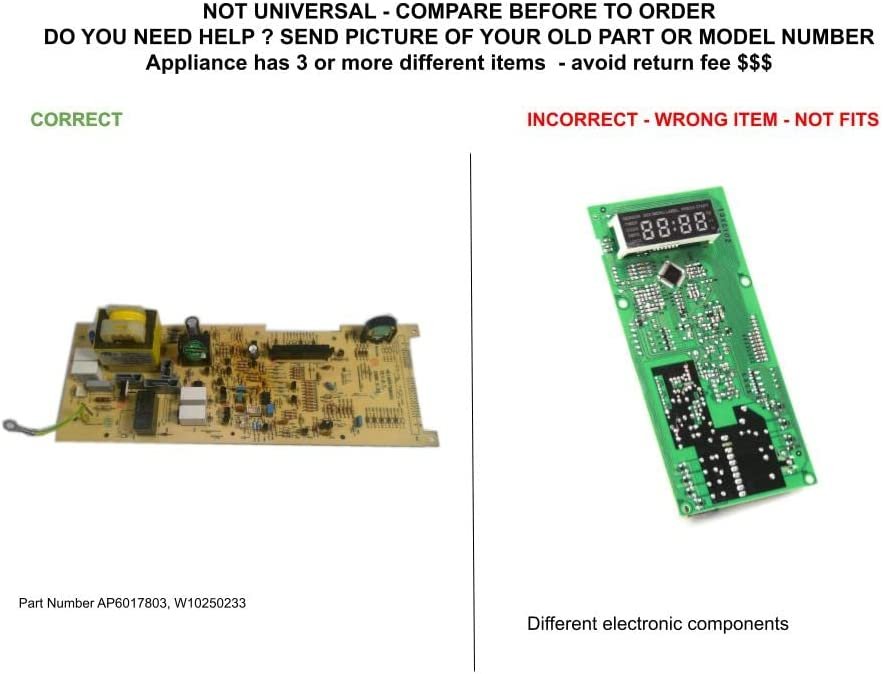 GLOB PRO SOLUTIONS W10250233 CKD4846 Electronic Control Board