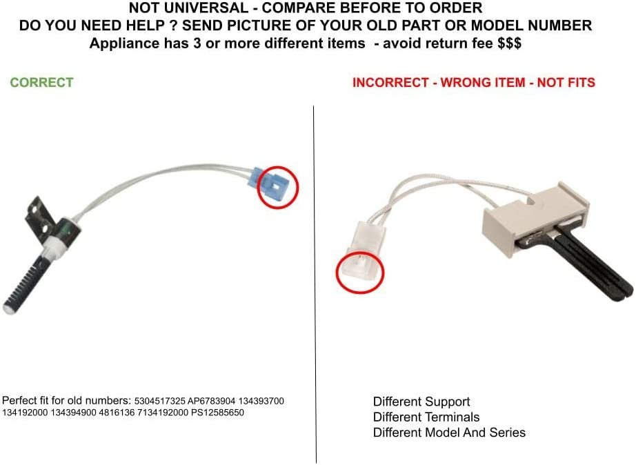 GLOB PRO SOLUTIONS 134192000 4816136 134393700 134394900 7134192000 CKD4376 Ignitor Assembly
