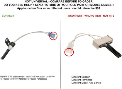 GLOB PRO SOLUTIONS 134192000 4816136 134393700 134394900 7134192000 CKD4376 Ignitor Assembly