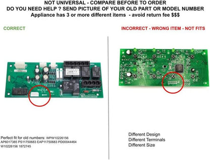 GLOB PRO SOLUTIONS AP6017385 PS11750683 EAP11750683 PD00044464 CKD6008 Main Control Board