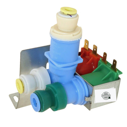 GlobPro 2304833 2315534 4389177 W10408179VP Frid Water Inlet Valve 2 Coils - 4" ¼ length Approx. Replacement for and compatible with Whirlpool KitchenAid Kenmore Maytag Heavy DUTY