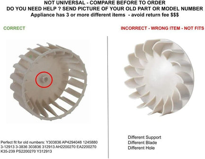 GLOB PRO SOLUTIONS 3-12913 1245880 707171 303836 312913 CKD4232 Blower Wheel