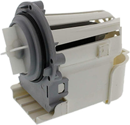 Replacementparts - Front Load Washer Water Pump Motor 461970228513 Only Motor, 4 Blades Impeller Mod: M75 461970228513