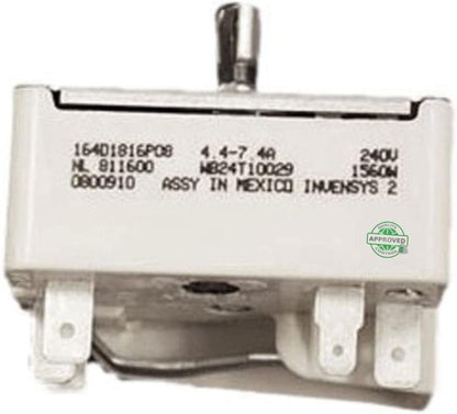 GLOB PRO SOLUTIONS WB24T10029 CKD3565 Range Surface Burner Control Switch