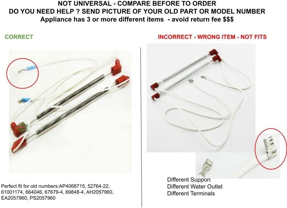 GLOB PRO SOLUTIONS 52764-22 61001174 664046 67679-4 69848-4 CKD4809 Heater Defrost
