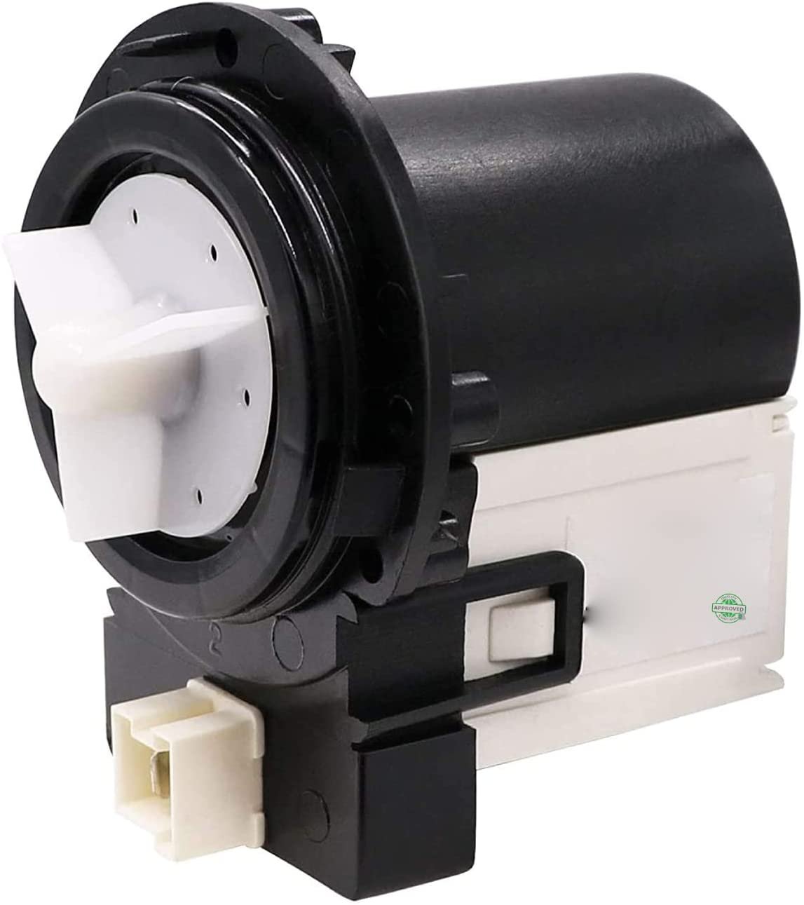 GlobPro DC31-00054A Washer Drain Pump 4" length Approx. Replacement for and compatible with Heavy DUTY