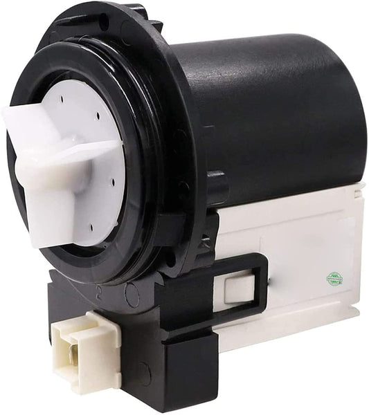 GlobPro DC31-00054A Washer Drain Pump 4" length Approx. Replacement for and compatible with Heavy DUTY