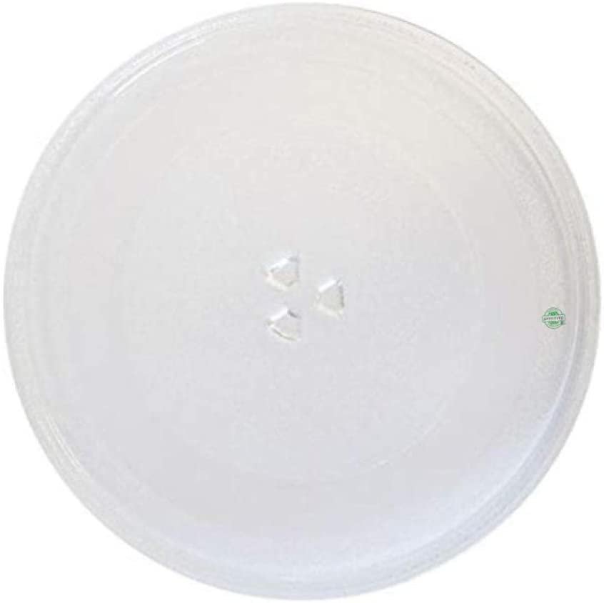 GLOB PRO SOLUTIONS WB49X10176 CKD1952 Microwave Glass Tray 13" ¾ Length Approx. Replacement for and Compatible with General Electric Heavy Duty