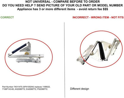 GLOB PRO SOLUTIONS AP4100244 PS2088772 EAP2088772 PD00031233 CKD3763 Door Hinge