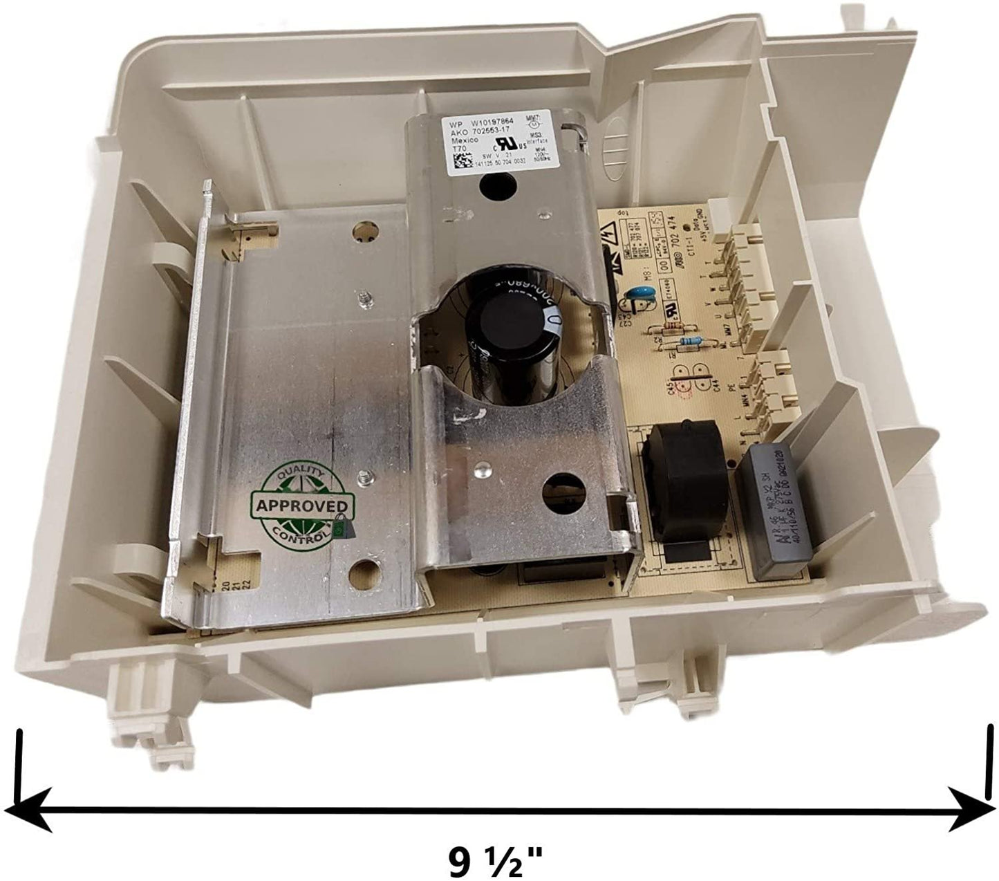 GlobPro PD00003318 AP6016839 PS11750132 EAP11750132 Washer Main Control Board 9 ½" length Approx. Replacement for and compatible with Whirlpool Kenmore Maytag Heavy DUTY