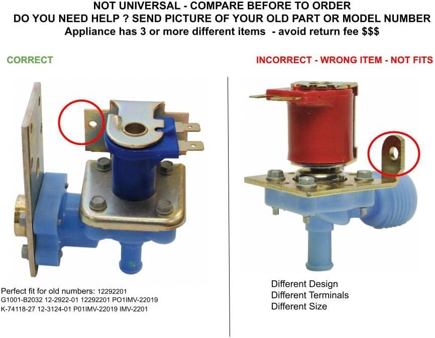 GLOB PRO SOLUTIONS 12292201 CKD5990 Water Inlet Solenoid