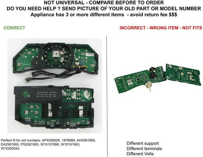 GLOB PRO SOLUTIONS W10319814 CKD5273 Electronic Control Board