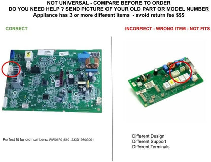 GLOB PRO SOLUTIONS WW01F01810 CKD5456 Control Board