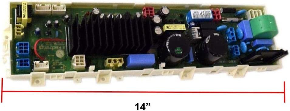 GLOB PRO SOLUTIONS EBR76262101 CKD2636 Washer Control Board 14" Length Approx. Replacement for and compatible with LG Heavy DUTY