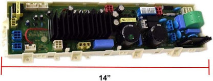 GLOB PRO SOLUTIONS EBR76262101 CKD2636 Washer Control Board 14" Length Approx. Replacement for and compatible with LG Heavy DUTY