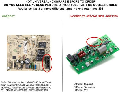 GLOB PRO SOLUTIONS 1394052 AP4334000 PS2180152 EAP2180152 CKD2856 Electronic Control Board Replacement for and compatible with Heavy DUTY