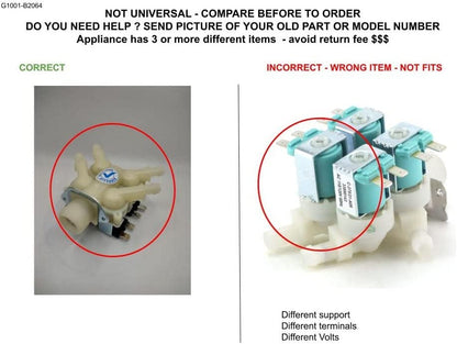 GLOB PRO SOLUTIONS G1001-B2064 CKD4687 Inlet Valve Assembly