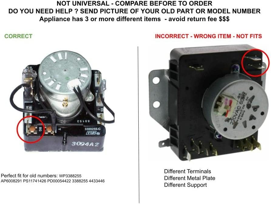 GLOB PRO SOLUTIONS WP3388255 CKD5432 Timer