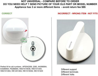 GLOB PRO SOLUTIONS AP2042269 PS266954 EAP266954 PD00028690 CKD3230 Timer Knob