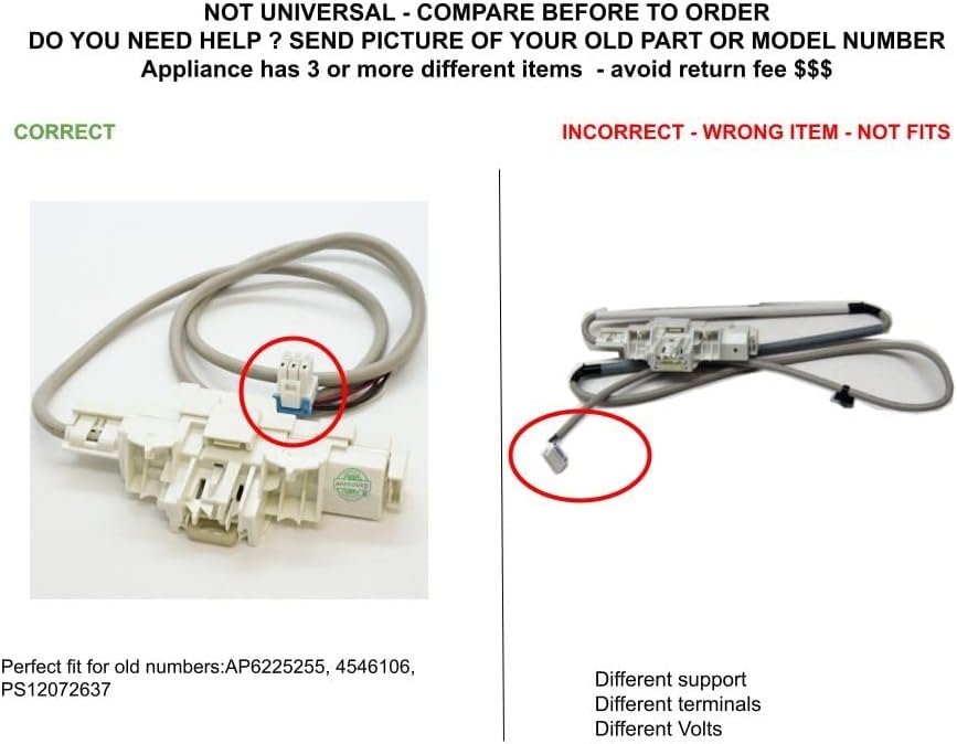 GLOB PRO SOLUTIONS AP6225255 PS12072637 EAP12072637 PD00035273 CKD3006 Door Lock Switch