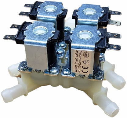 DrEquipUS 5220FR2008F Water Inlet Valve 9" 3/4" LENGTH Replacement for and compatible with Kenmore/Sears LG Heavy DUTY