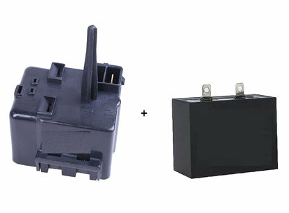 GLOB PRO SOLUTIONS CK213615000 Fits Embraco Compressor Start Relay 213615000 3/16 Connector Compatible with Heavy Duty