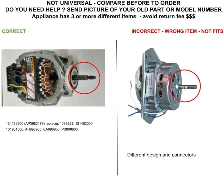 GLOB PRO SOLUTIONS 134196800 CKD3949 Motor