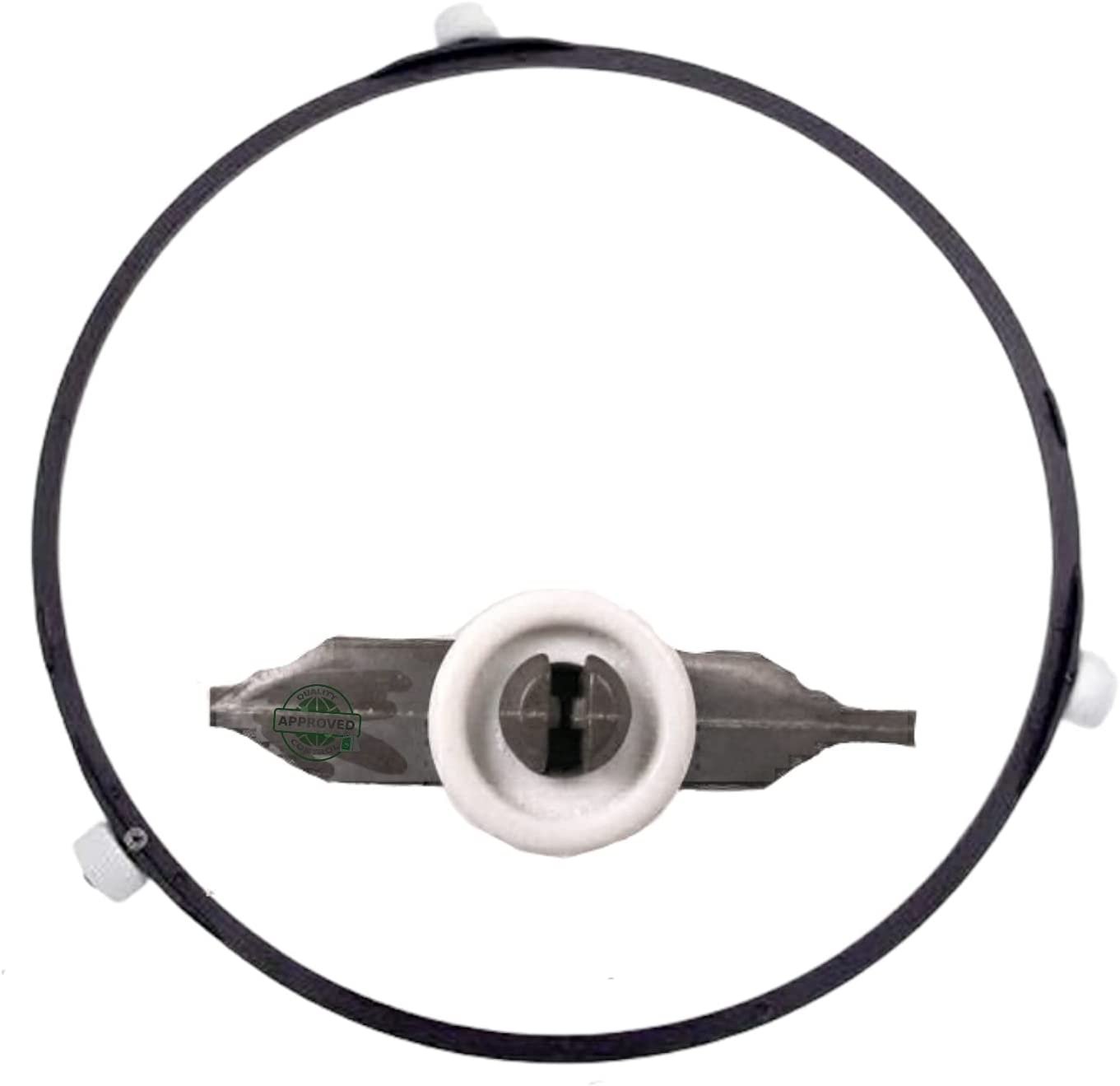 GlobPro DE97-00222A Microwave Roller Guide Assy 8" ¾ Length Approx. Replacement for and Compatible with Samsung Kenmore Heavy Duty