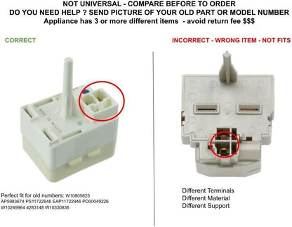 GLOB PRO SOLUTIONS W10249964 4283148 W10330836 CKD4642 Start Device