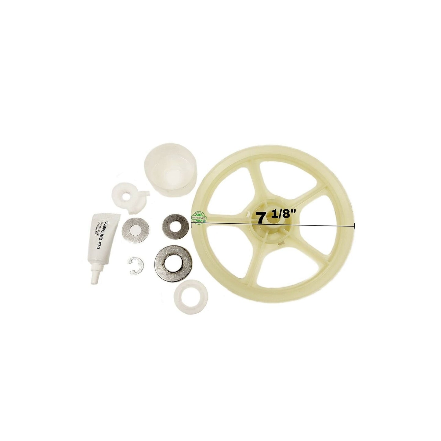 GlobPro EAP2003651-PD00002563 Thrust Bearing Kit 7"1/8 Diameter approx Replac...