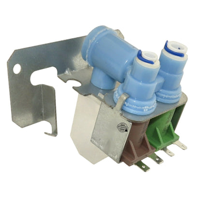 GlobPro PD00000995 Fridge Water Inlet Valve - ¼" - 5/16" inlet 2 coil Replacement for and compatible with General Electric Kenmore Heavy DUTY