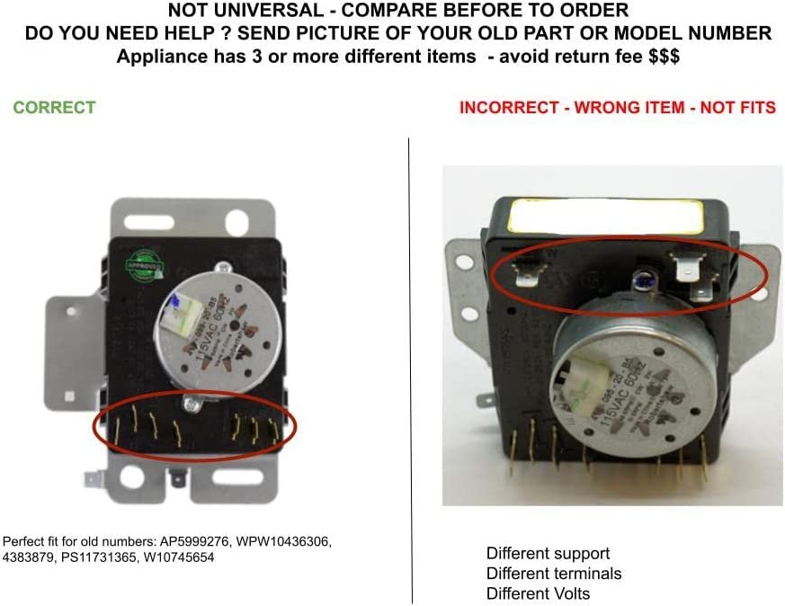 GLOB PRO SOLUTIONS AP5999276 PS11731365 EAP11731365 PD00029503 CKD3074 Timer