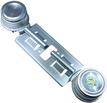 GLOB PRO SOLUTIONS WB16K10026 CKD2878 Double Burner Assembly Compatible with Americana, GE, Hotpoint Kenmore