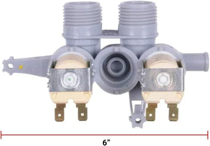 GLOB PRO SOLUTIONS 1475767 CKD2500 Washer Water Inlet Valve 6" Length Approx. Replacement for and compatible with General Electric Heavy DUTY