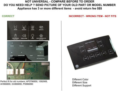 GLOB PRO SOLUTIONS AP3796850 PS966890 EAP966890 PD00001270 CKD3489 Dispenser Control Board