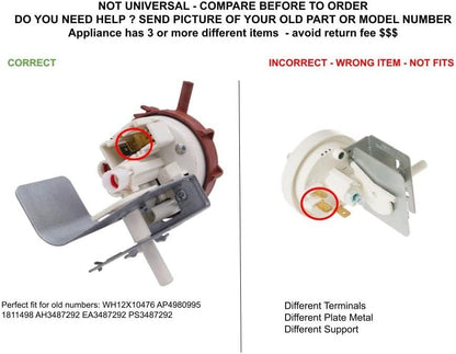 GLOB PRO SOLUTIONS WH12X10476 CKD4415 Water Level Pressure Switch
