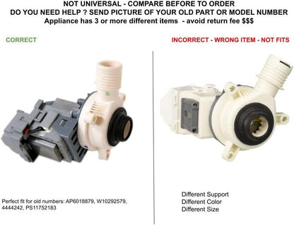 GLOB PRO SOLUTIONS WPW10292579 CKD5559 Drain Pump